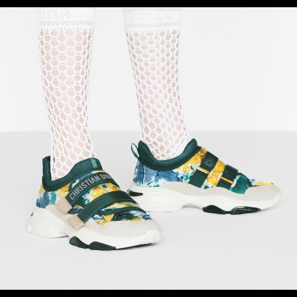 SOLD! 🎊🥳Dior D-Wander Green Tie Dye Sneaker